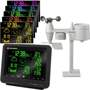 Statie meteo Bresser Wetter Center 5-in-1 Display 57 inch Negru - Img 4