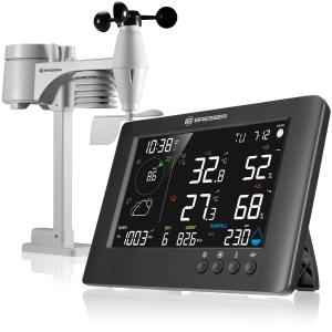 Statie Meteo Bresser WLAN 7-in-1 cu Monitorizare Interioara si Alarme