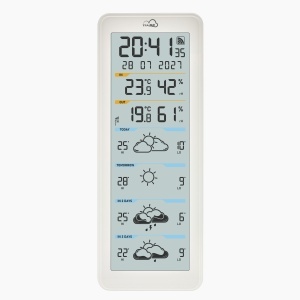 Statie Meteo WLAN TFA Dostmann ID-06, 4 Zile Prognoza, Exterior, Alb - Img 4
