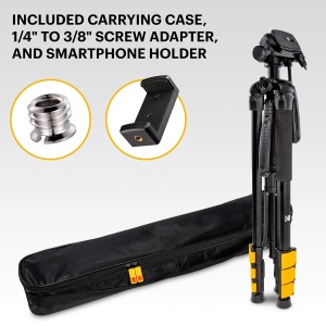Stativ foto KODAK PhotoGear 2-in-1, 70 inch, aluminiu, usor, convertibil - Img 7
