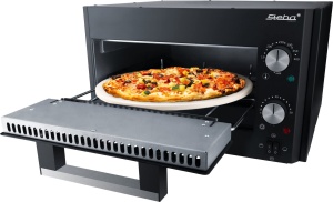 Steba Power Pizza Maker PB 1000, incl. piatra de pizza cu diametrul 30cm, control continuu al temperaturii de la 160-400degC, putere de incalzire foarte mare de pana la 1800W, cronometru, protectie la supraincalzire, carcasa la atingere rece - Img 2