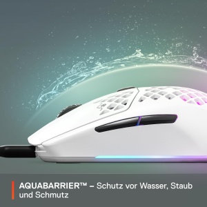 SteelSeries Aerox 3 Mouse Gaming RGB 8500 DPI Design Usor Snow - Img 6
