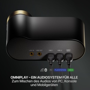 SteelSeries Arctis Nova Elite Wireless Gaming Headset Sage Gold ANC Hi-Res Audio - Img 4