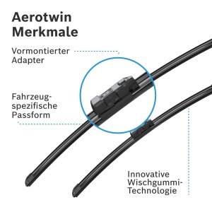 Stergatoare parbriz Bosch Aerotwin A187S, 600mm450mm, set 2 bucati - Img 5