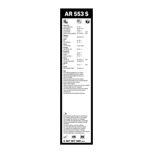 Stergatoare parbriz Bosch Aerotwin AR553S, 550mm340mm, set 2 bucati - Img 3