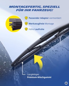 Stergator spate MICHELIN MR350 pentru Dacia Duster si Renault Clio, 350mm - Img 6
