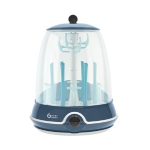 Sterilizator 2-in-1 Babymoov Turbo Plus pentru Biberon, 6 Flaconi, 6 Minute
