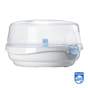 Sterilizator cu aburi AVENT SCF28102 pentru 4 sticle, alb - Img 2