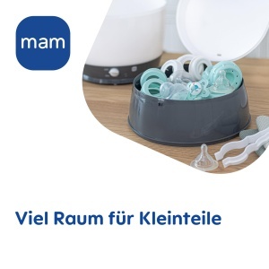 Sterilizator electric pentru biberoane MAM 66969303, capacitate 7 biberoane, BPA-free, gri - Img 5