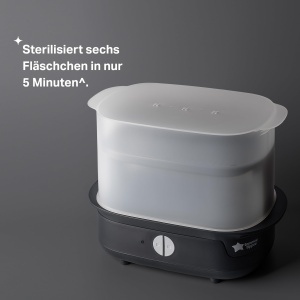 Sterilizator electric Tommee Tippee Super-Steam pentru 6 biberoane, alb, rapid - Img 4