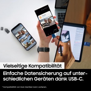 Stick USB Samsung MUF-512DAAPC, 512 GB, 400 MBs, Albastru - Img 4
