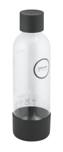 Sticla de apa GROHE Blue Fizz, 850ml, neagra, reutilizabila