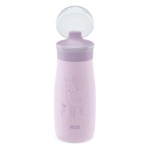 Sticla de apa NUK Mini-Me, 300 ml, din otel inoxidabil, culoare lila - Img 4