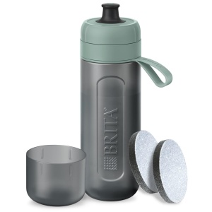 Sticla filtranta BRITA Active 600ml, Verde inchis, 2 filtre MicroDisc