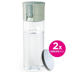 Sticla filtranta BRITA Vital, 600 ml, verde deschis, cu 2 filtre MicroDisc - Img 2