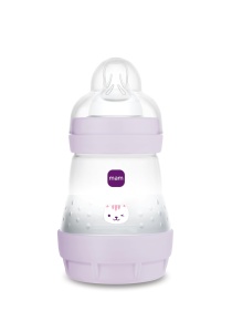 Sticla pentru bebelusi MAM Easy Start, 160 ml, anti-colici, roz - Img 1