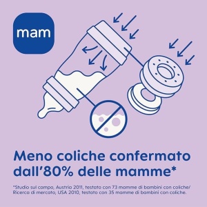 Sticla pentru bebelusi MAM Easy Start 320 ml, anti-colici, culoare bej - Img 2