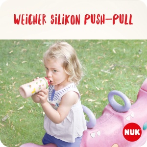 Sticla pentru copii NUK Junior Cup 300 ml efect cameleon fara BPA albastru-verde - Img 3
