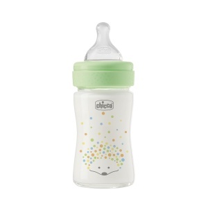 Sticla pentru hranirea bebelusului Chicco Perfect Easy, 150 ml, Anti-colic, Transparenta