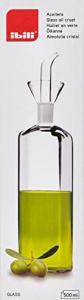 Sticla pentru ulei IBILI Aceitera Cristal Cuadrada 500ml Material rezistent Transparent - Img 2