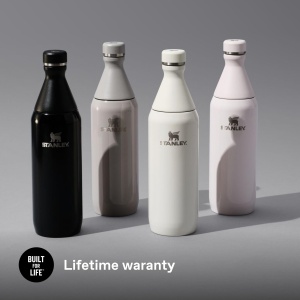 Sticla termica Stanley 1913 All Day Slim 0.6L, inox, negru, izolare 6 ore - Img 7