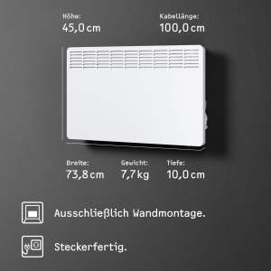 STIEBEL ELTRON CNS 200 TREND 2kW Electroheating Display LC Timer Saptamanal - Img 6