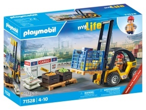 Stivuitor cu jucarii PLAYMOBIL MyLife, pentru copii de la 4 ani, set promo - Img 2