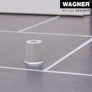 Stopper pentru usa WAGNER VULKANO MIDI, 35mm, inox, gri - Img 6