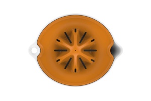 Storcator de citrice Fiskars Functional Form 1016125, 11.9 cm, albportocaliu, plastic - Img 4