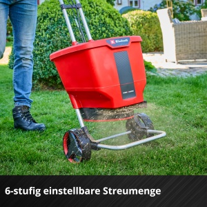 Streuwagen electric Einhell GE-SR 1822 Li-Solo, 22L, 18V, 6m latime - Img 7