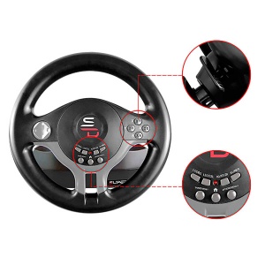 Subsonic Superdrive - Volan SV250 cu pedale si palete de schimbare a vitezei pentru Nintendo Switch - PS4 - Xbox One - PC - Img 6
