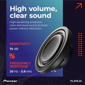 Subwoofer auto Pioneer TS-Z10LS2, 1300 W, design compact, frecventa 20 Hz - 3,8 kHz - Img 5