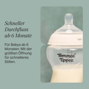 Suce de hranire Tommee Tippee Natural Start, set 2 bucati, silicon, anti-colici - Img 2
