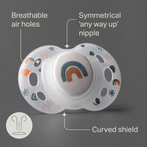 Suce de Supt Tommee Tippee Night, Silikon BPA-free, 18-36 luni, 6 bucati, Multicolor - Img 4