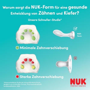 Sucea ortodontica NUK Perfect Match Air pentru bebelusi 18-36 luni, 2 bucati, design pisicaurs polar - Img 6