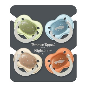Sucitor cu lumina Tommee Tippee, 0-6 luni, 4 bucati, silicon BPA-free, design ergonomic - Img 6