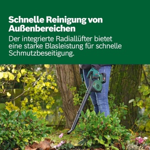Suflanta cu acumulator Bosch UniversalLeafBlower 18V-130, 130 mh, 1.3 kg - Img 5