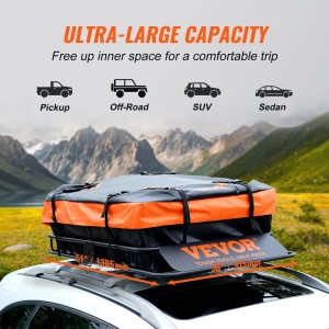 Suport auto VEVOR Dachgepacktrager 1305x915x127 mm 907 kg negru - Img 4