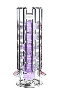 Suport capsule cafea Bialetti Kapsel Tower, 28 capsule, design modern, otel