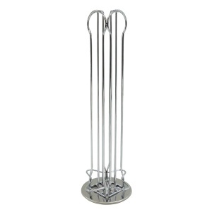 Suport capsule Nespresso Fackelmann 42164 Rotativ Capacitate 40 capsule Otel cromat