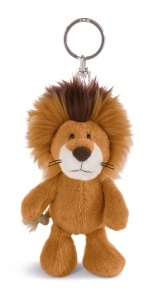 Suport Chei Lion Kitan NICI, 10 cm, Culoare Maro