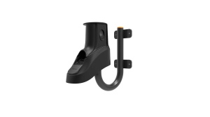 Suport de perete Fiskars pentru Waterwheel XL, constructie robusta, negruorange