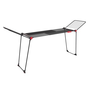 Suport de Uscat Vileda Infinity Flex Ultimate, Negru, Extensibil pana la 2m