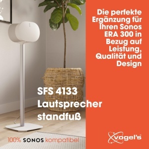 Suport difuzor Vogels SFS 4133 pentru Sonos Era 300, Alb, 82 cm - Img 3