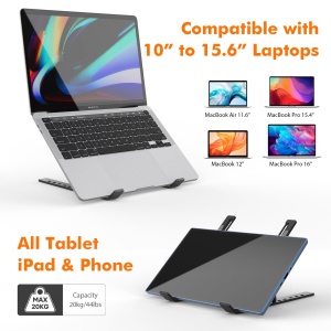 Suport Laptop GRIFEMA GB1054, 7 Inaltimi Ajustabile, Design Portabil - Img 4