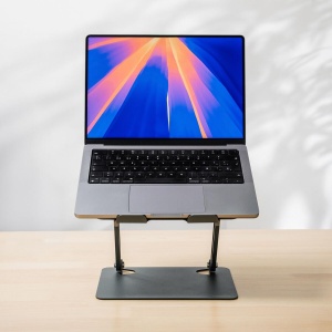 Suport laptop InnovaGoods pliabil si reglabil structura deschisa anti-alunecare - Img 4