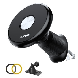 Suport magnetic pentru telefon GRIFEMA, 2 in 1, rotire 360, compatibil MagSafe