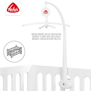 Suport mobil Fehn Babybett 249941 alb montare simpla si design elegant - Img 4