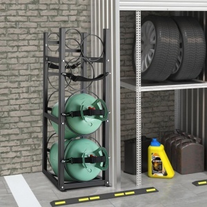 Suport pentru cilindri VEVOR CTR230N din otel carbon capacitate 5 rezervoare montaj simplu - Img 8