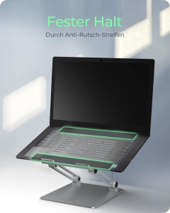 Suport pentru notebook ICY BOX, reglabil pe inaltime, IB-NH300 - Img 4